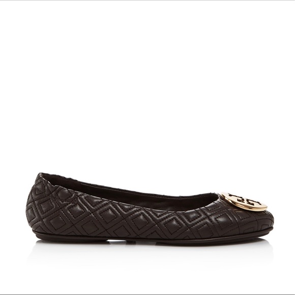 NIB Tory Burch Quilted Minnie Ballet Travel Flats - Picture 2 of 16